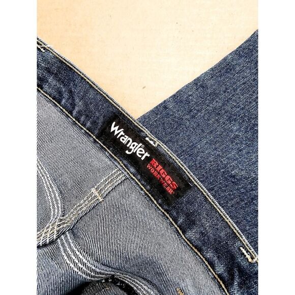 Wrangler Riggs Workwear Jeans Men's Size 38x34 Relaxed Fit Denim Pants - Picture 4 of 16